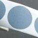 Reserved for Kirsten - 440 blank stickers, gray, round, 1 inch