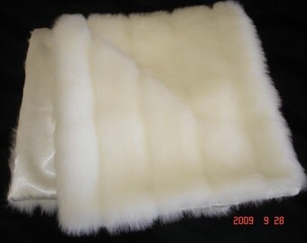 Black or White, Mink Faux Fur Stole,  Wedding shawl, Saari Design, bridal stole fur,  Mink bridesmaid stole