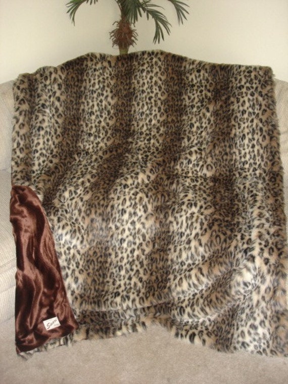 Faux Fur Throw Blanket Leopard Throw Blanket Cheetah Throw