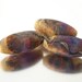 Rusticana. A set of three handmade lampwork beads. SRA