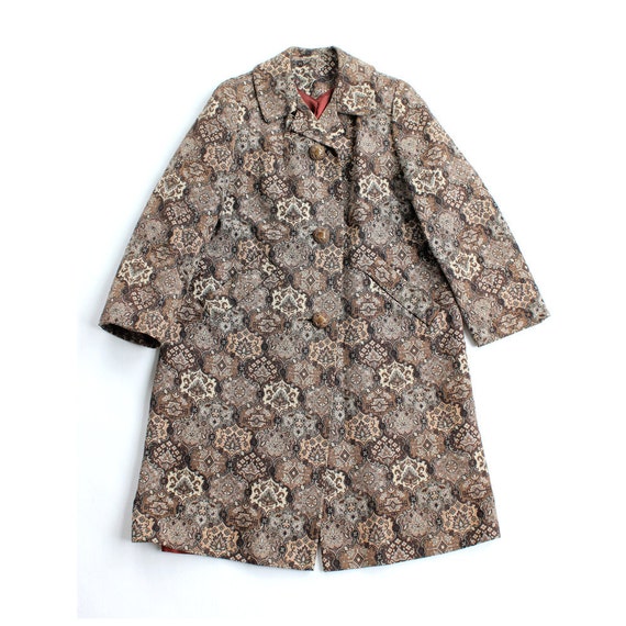 vintage 1960's AUTUMN TAPESTRY coat jacket by on Etsy