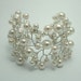 Pearl and Crystal Vine Cuff Bracelet