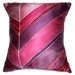hand painted silk pillow