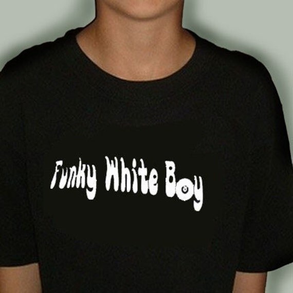 white funky shirt