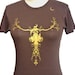 Women's Biohazard T-shirt - Espresso