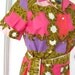 60s Vintage Dress Waltah Clarke's - Pucci-esque - Pink Coral Resort Luxe Fashion - Palm Springs - Beverly Hills - M