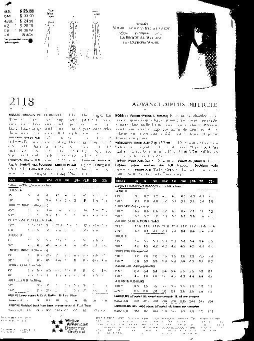 vera wang bridal size chart