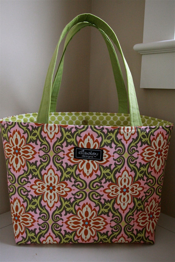 Temple Garland Boxy Tote Pink