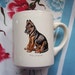 Vintage Edwin Megargee German Shepherd Mug