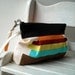 Rainbow & Black - Zipper Pouch with Clip