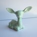 Ceramic Deer Figurine Vintage Design Celadon