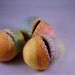 50% off sale....Single rainbow swirl wool egg