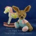 Miniature OOAK Bunny - Thread Crochet Artist Bear Friend - Bippity - Last Chance SALE