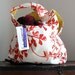 Project Pouch - Knitting Bag - Floral - Self Closing
