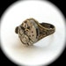 SALE Steampunk STEMMED MOVEMENT Clockwork Ring ANTIQUED BRASS adjustable Victorian OAK LEAF Motif Band