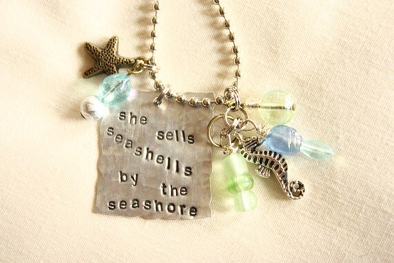 She Sells Seashells By the Seashore by TinyArrowsJewelry ...