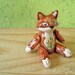 Finn mini jointed fox art doll