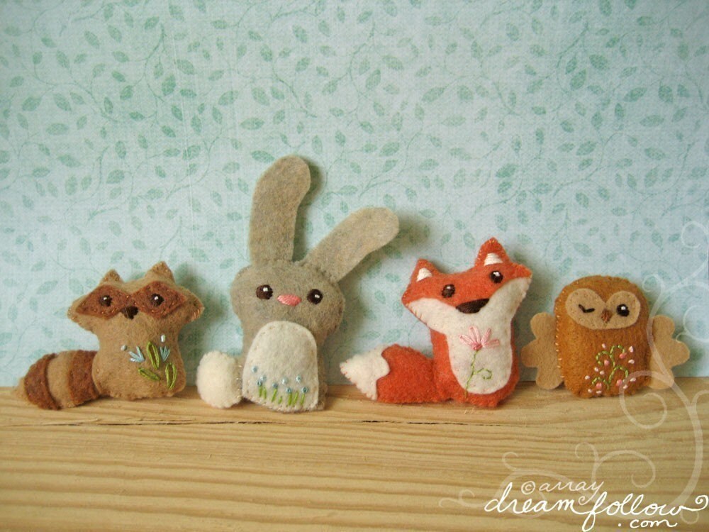 Handsome Felt Animal Patterns