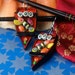 Ultimate Black & Red Lacquer SUSHI BOAT Earrings