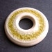 Golden Glitter Donut Stoneware clay and Recycled glass