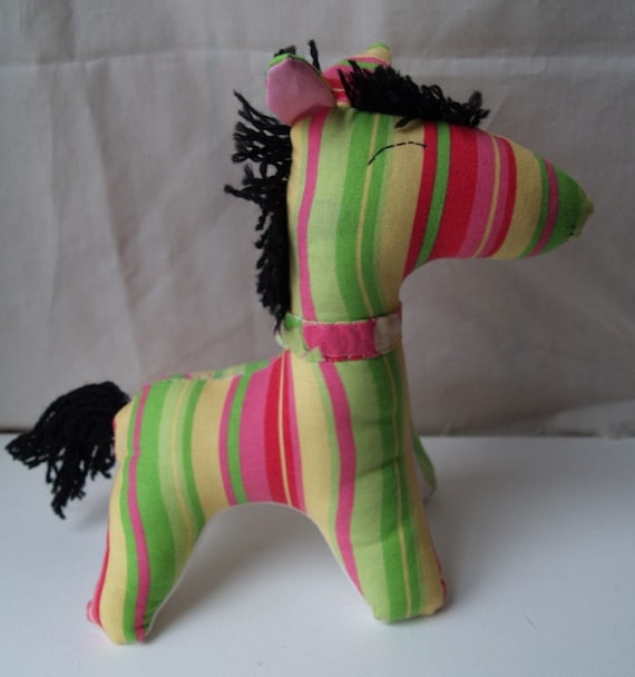 rainbow zebra toy