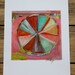 Pink Pinwheel art print 8.5x11"