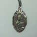 Art Deco Beaded Rosebud Locket Necklace