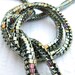Loooong Metallic Beadwoven Rope (2157)