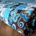 Blue Modern Patchwork Lap Quilt