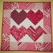 Sweet Hearts wall hanging - Charming Hearts in Chemistry