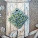 Leaf Pattern Ceramic Pendant