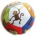 Personalized Giant Fleece Ball - MONKEY Themed