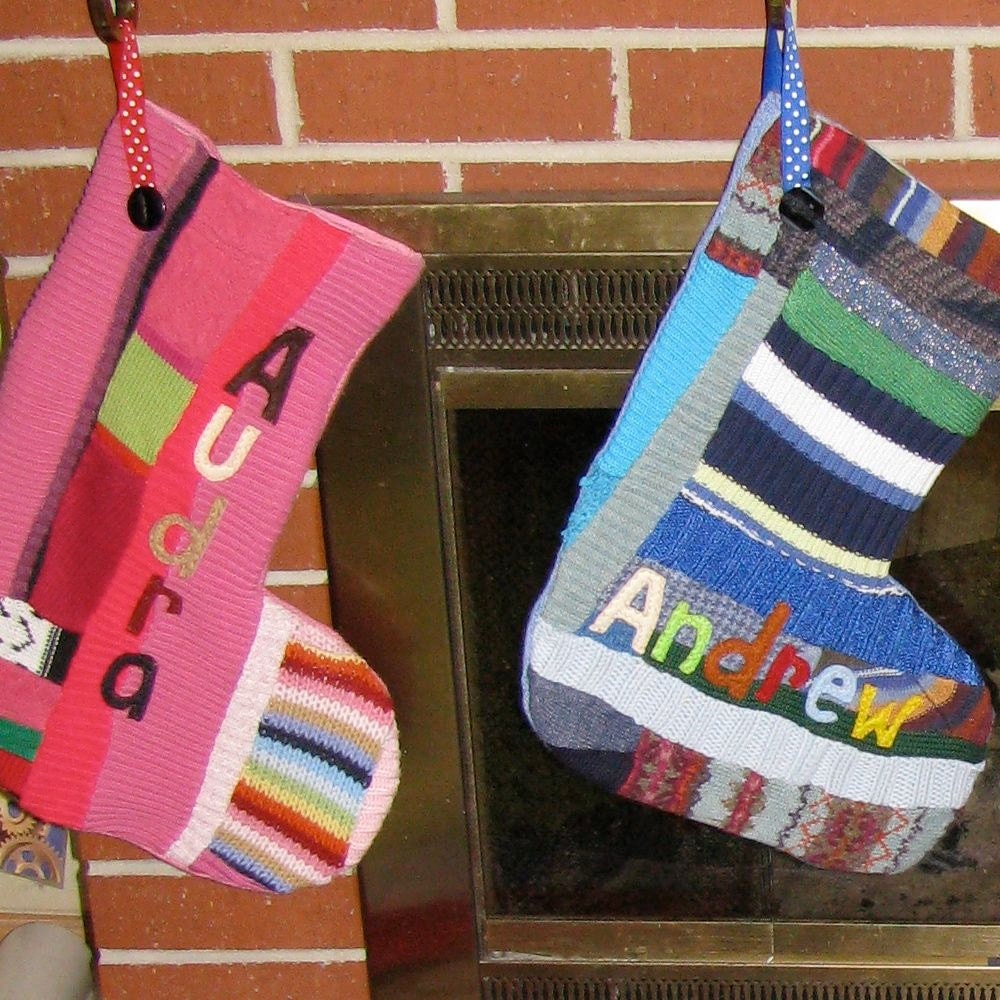 Personalized Christmas Stockings Set of FIVE