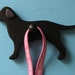 Black Labrador Retriever Dog Wood Leash Holder