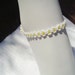 SALE-White and Yellow Daisy Chain Anklet by Diana