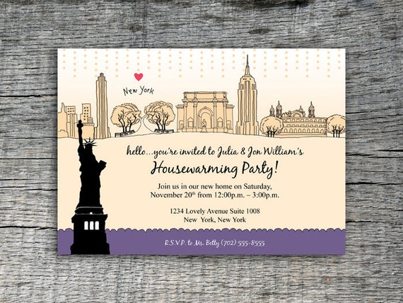 Nyc Themed Wedding Invitations 10