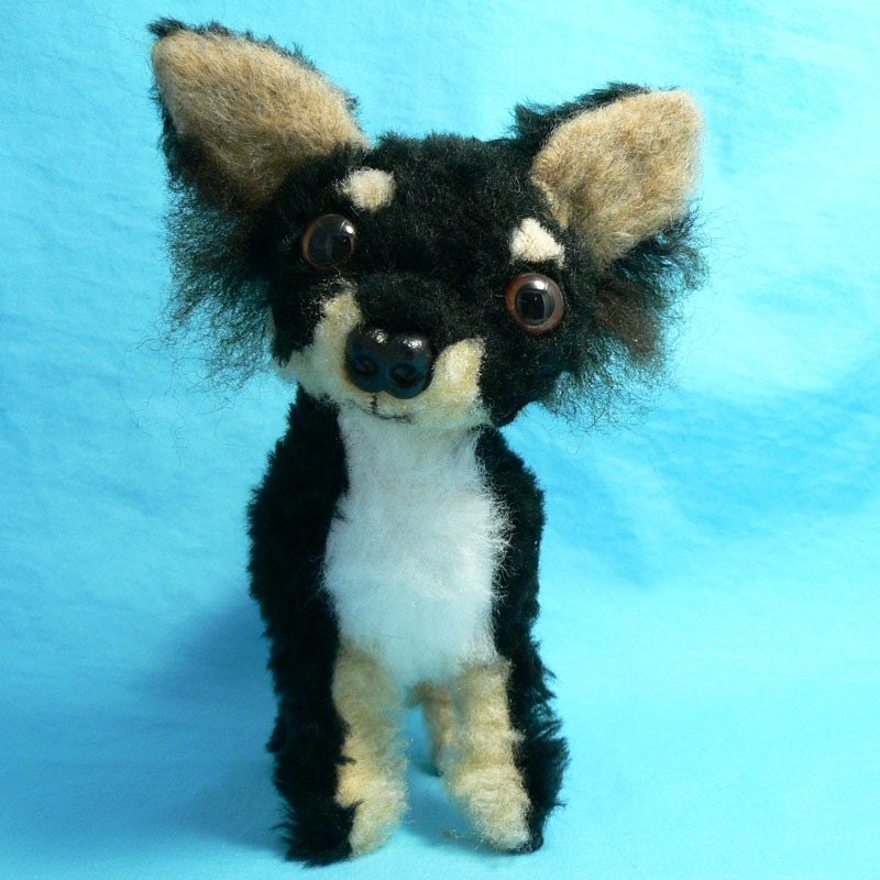 black chihuahua plush