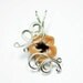 Made to Order - Design 08 - Aromatherapy Wire Wrapped Polymer Clay Tropical Flower Bead PERFUME Pendant