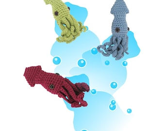Crocheted Squid Pattern PDF