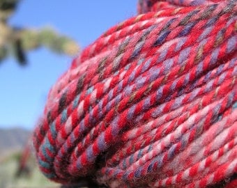 Hand Spun Yarn - Self Striping Yarn- Striper 2
