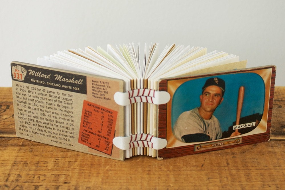 Baseball Card Book Willard Marshall of the Chicago by erinzam