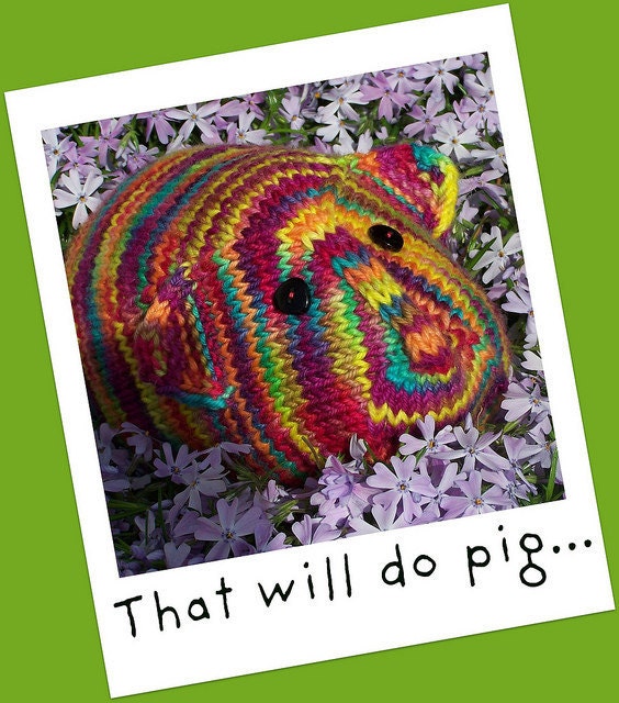 This Little Piggy... A Stuffed Toy Knitting Pattern Guinea