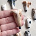 Fawn Greyhound Dog Porcelain Pin, Perfect For Pet Lovers