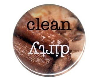Sausage & Eggs Clean/Dirty Dishwasher Magnet