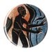 African Art Magnet -- Made with 1965 Ephemera -- One of a Kind