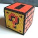 CUSTOM FOR TESSAROO - Coin Block Bank - Nintendo Super Mario Bros Perler Bead Piggy Bank