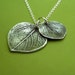 Mother and Child Aspen Leaf Necklace