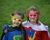 2 Superhero Masks lightenbolt or Princess Mask fits kids and adults Il_170x135