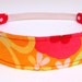 Girls Child Children's Headband - POCKET FULL of POSIES - Reversible Fabric