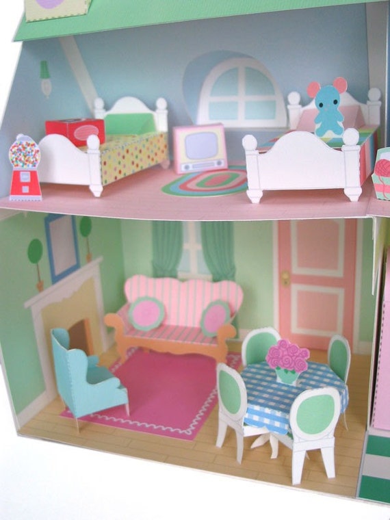 Download Dollhouse Furniture Printable Paper Craft PDF